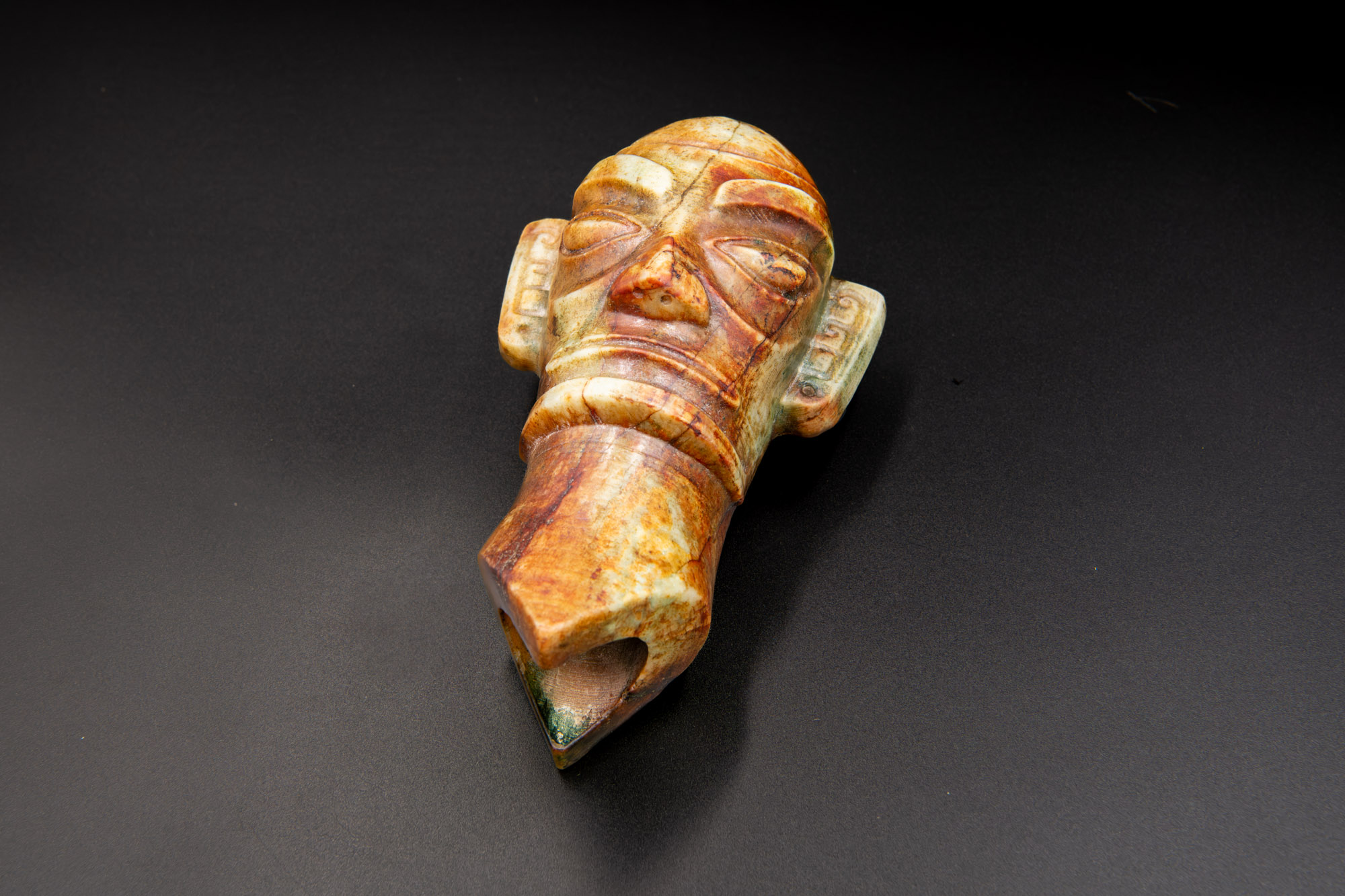 EA-58 Sanxingdui Jade Head Figurine