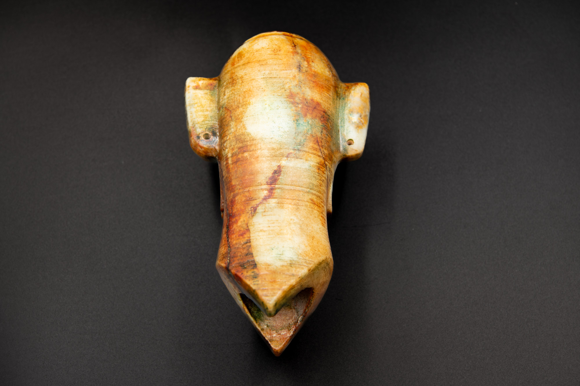 EA-60 Sanxingdui Jade Head Figurine