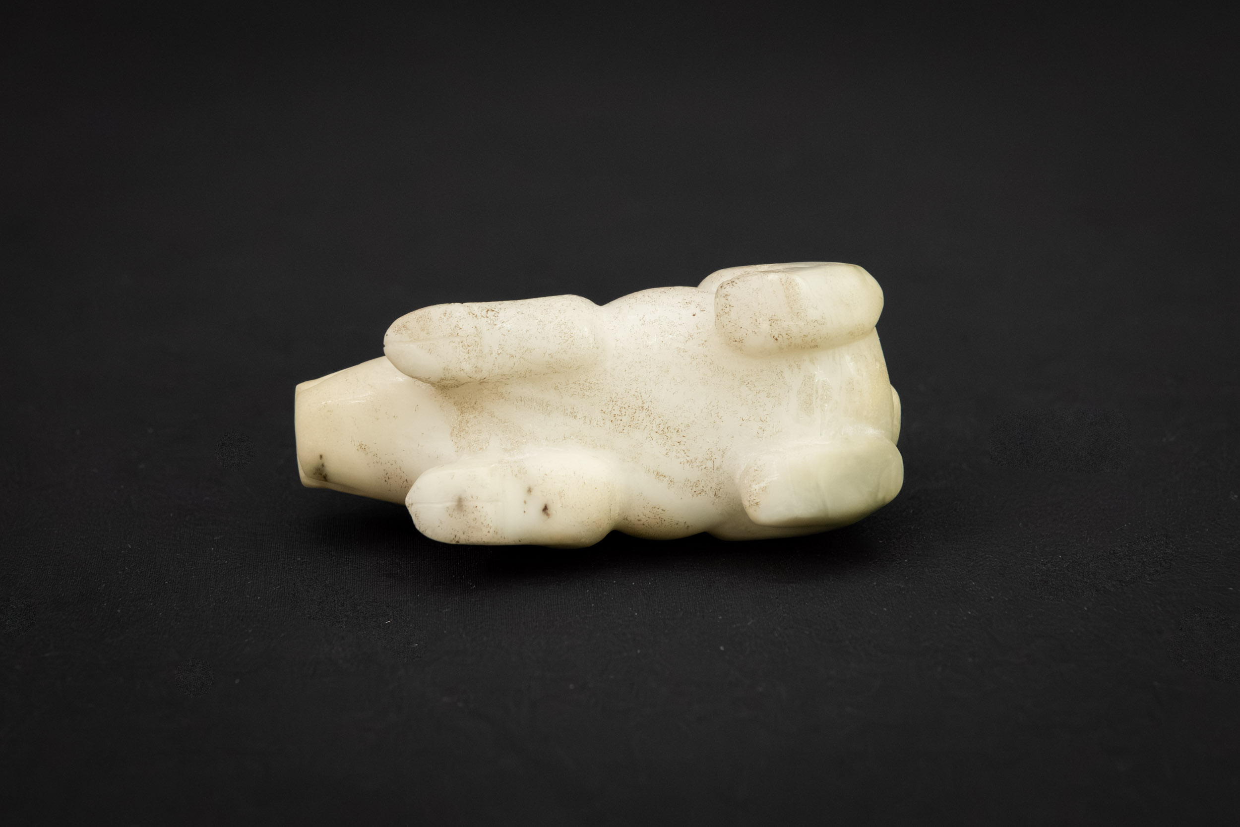 Western Han White Jade Pig 206BCE-9CE
